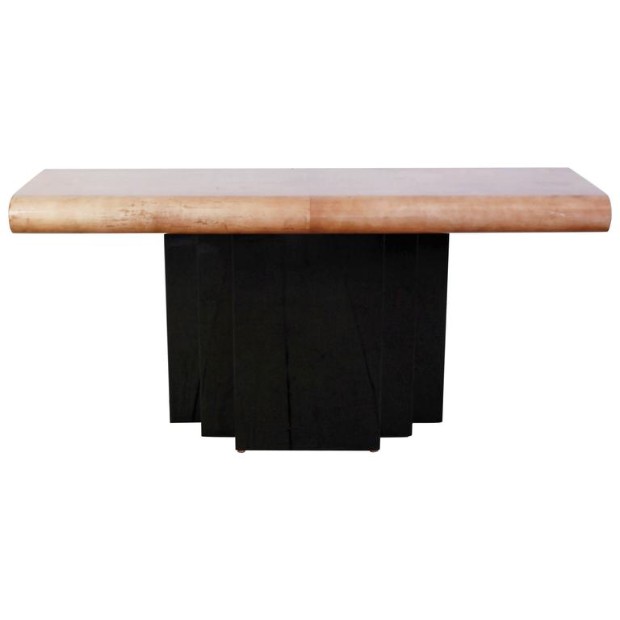 wood console tables