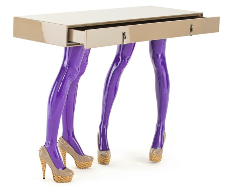 Sensual and Contemporary Console Tables by Vick Vanlian